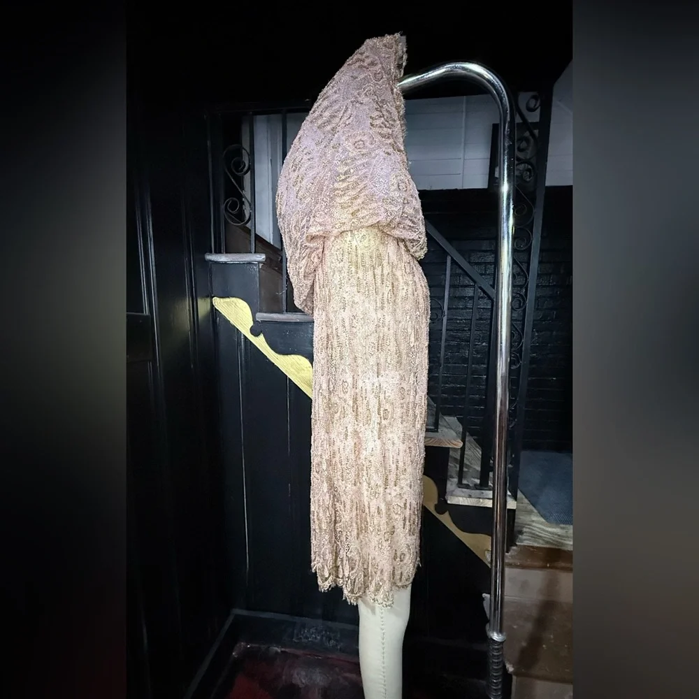 Bohemian Hooded Cloak Hand Beaded - Picture 5 of 12